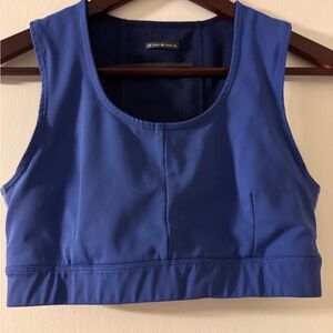Oiselle Flyout Bra. Blue Size 8.